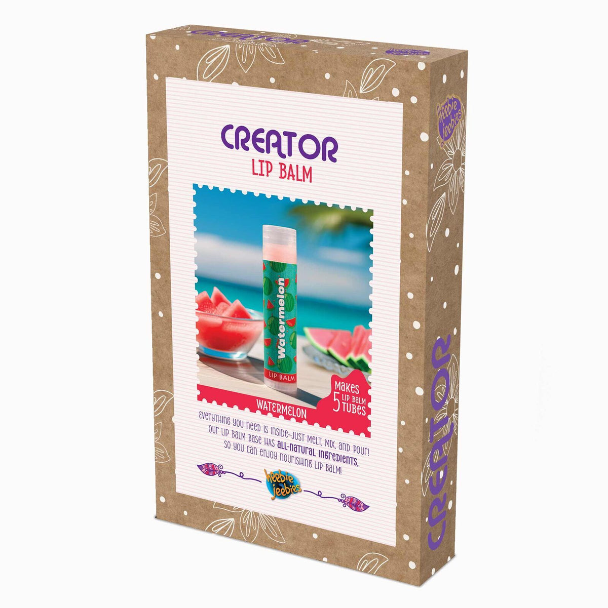 Heebie Jeebies Creator Lip Balm Watermelon DIY STEM Cosmetic Kit Kids 8y+ (2 Pack) — image 2