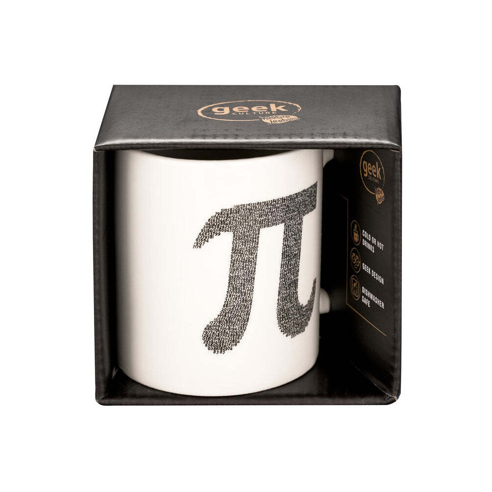 Geek Culture Pi Mug Coffee/Tea Latte Drinking Cup w/ Handle Round White 9.5cm — image 2