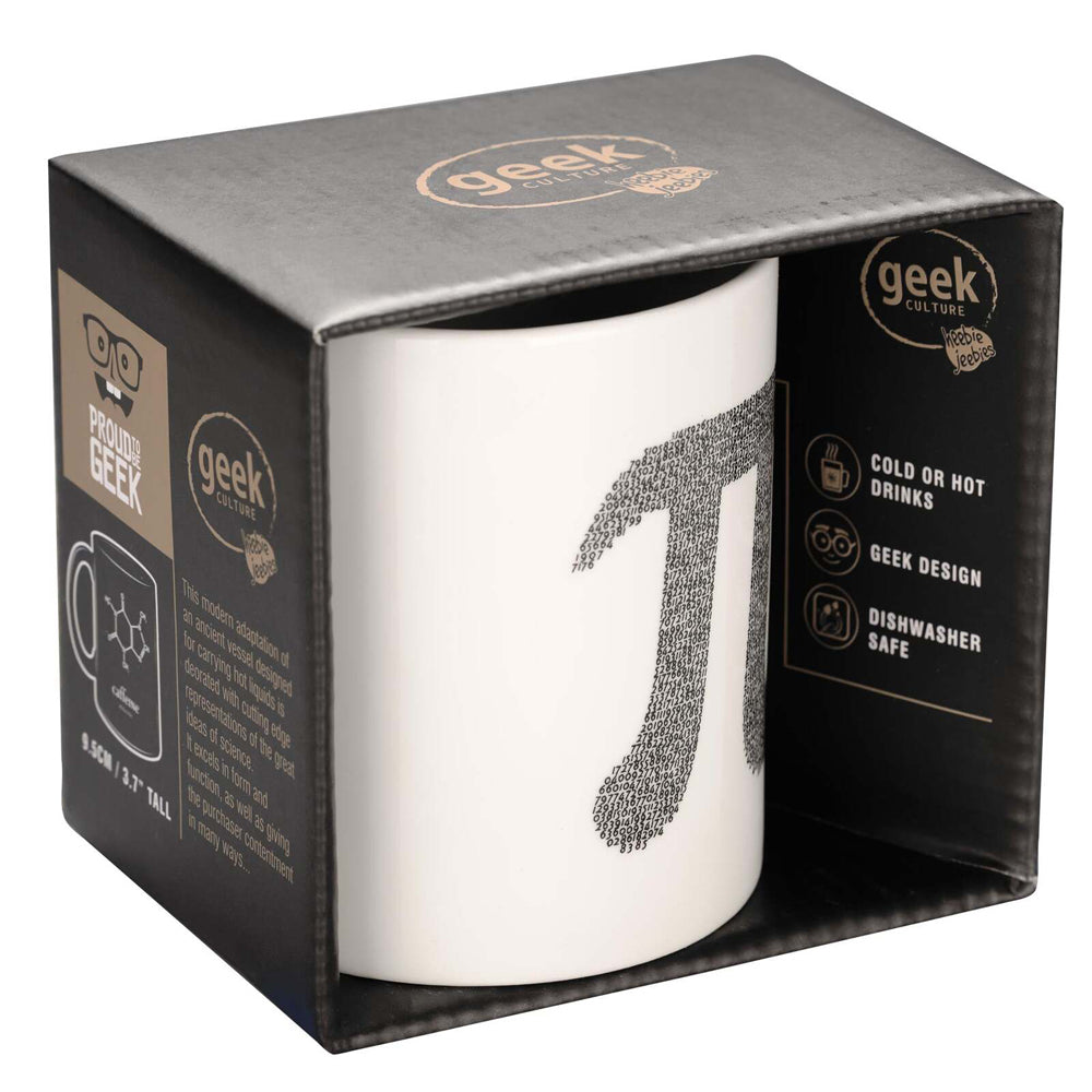 Geek Culture Pi Mug Coffee/Tea Latte Drinking Cup w/ Handle Round White 9.5cm — image 4