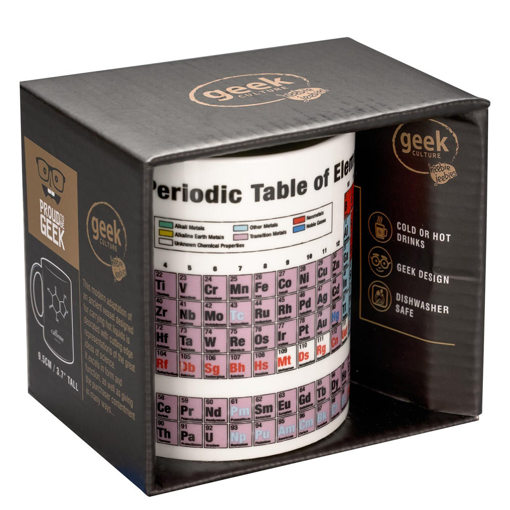Geek Culture Periodic Table Mug Coffee/Tea Drinking Cup w/Handle Drinkware 9.5cm — image 4