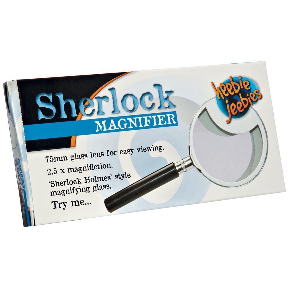 Heebie Jeebies Sherlock Magnifing Glass 75mm Kids Educational Science Toy 3+