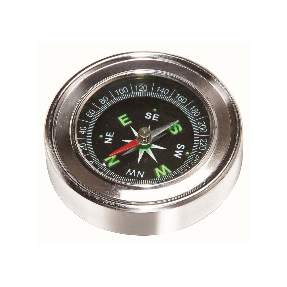 Heebie Jeebies Stainless Steel Pocket 2.5'' Outdoor Travel Navigation Compass