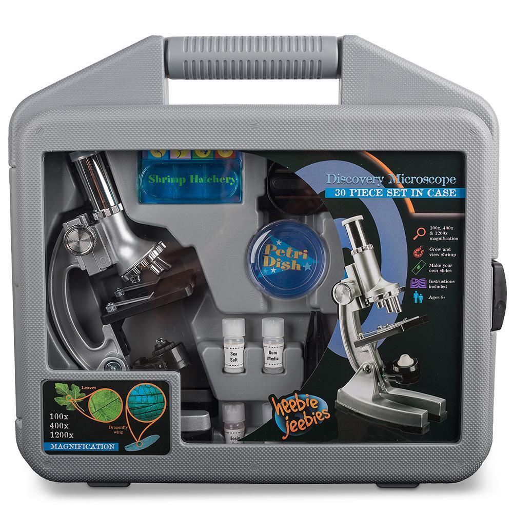 Heebie Jeebies Discovery Microscope Kids/Children's Interactive Science Set 8+