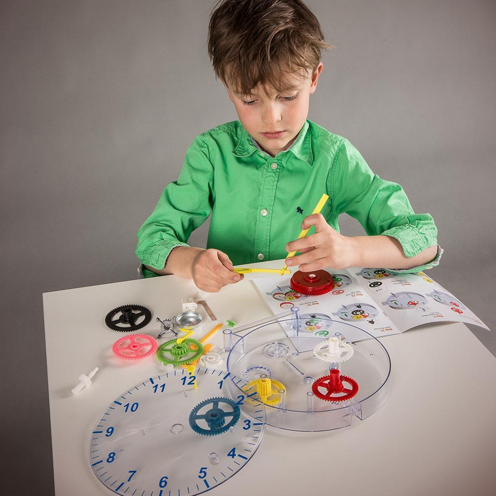 Heebie Jeebies Construct a Clock Kids Interactive Science Building Toy Set 6+ — image 4