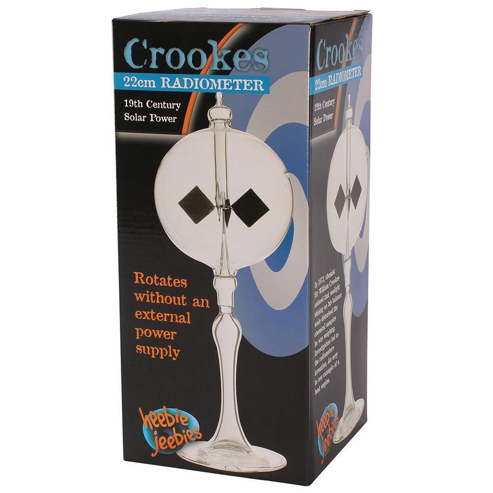 Heebie Jeebies Solar Power Classic Design Crookes Radiometer Experiment Kit 22cm — image 2