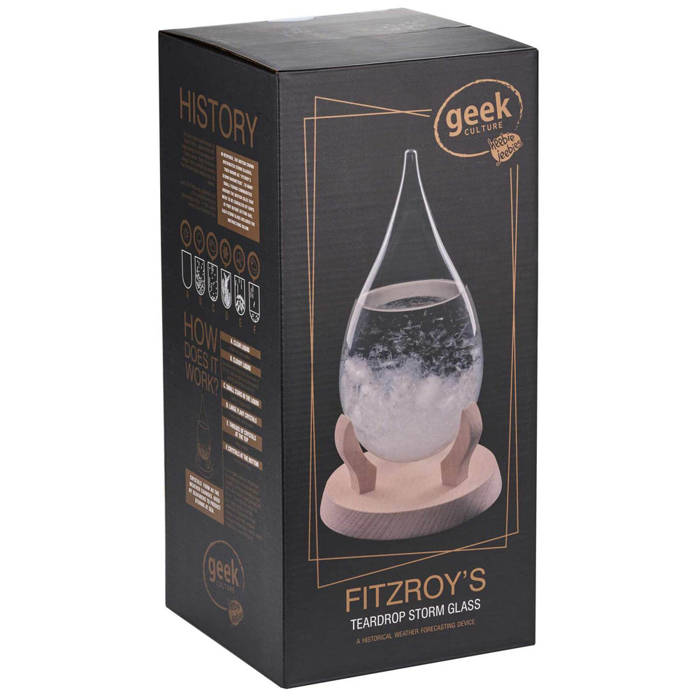 Geek Culture Fitzroy's Teardrop Storm Glass/Weather Forecasting Device 22.5cm — image 5