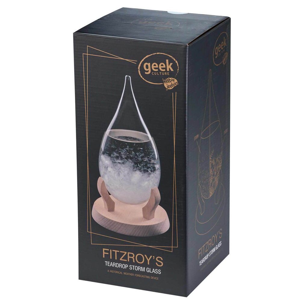 Geek Culture Fitzroy's Teardrop Storm Glass/Weather Forecasting Device 22.5cm — image 4