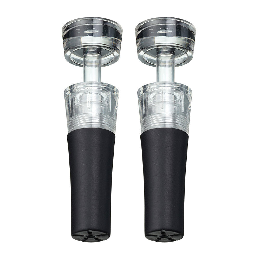 Barcraft Wine Preserver Wine/Drink Bottle Vacuum Pump Stopper Bar Accessory (2 Pack)
