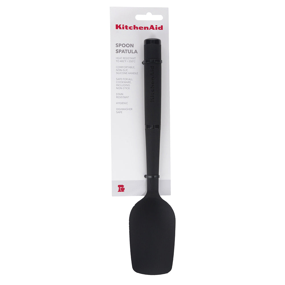 Kitchenaid Nylon Soft Touch 30cm Spatula Cooking Utensil Heat Resistant Black — image 3