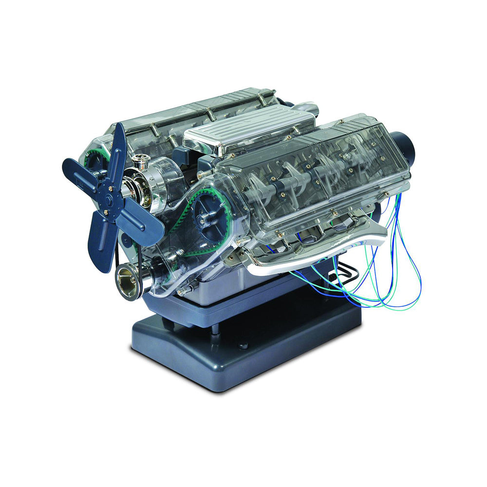 Machine Works Interactive V8 Engine Kids/Childrens Building Play Toy 10+