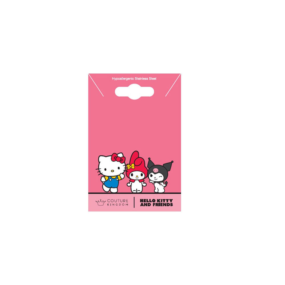 Couture Kingdom Sanrio Cinnamoroll Necklace 47cm & Stud Earrings 12mm Set Silver