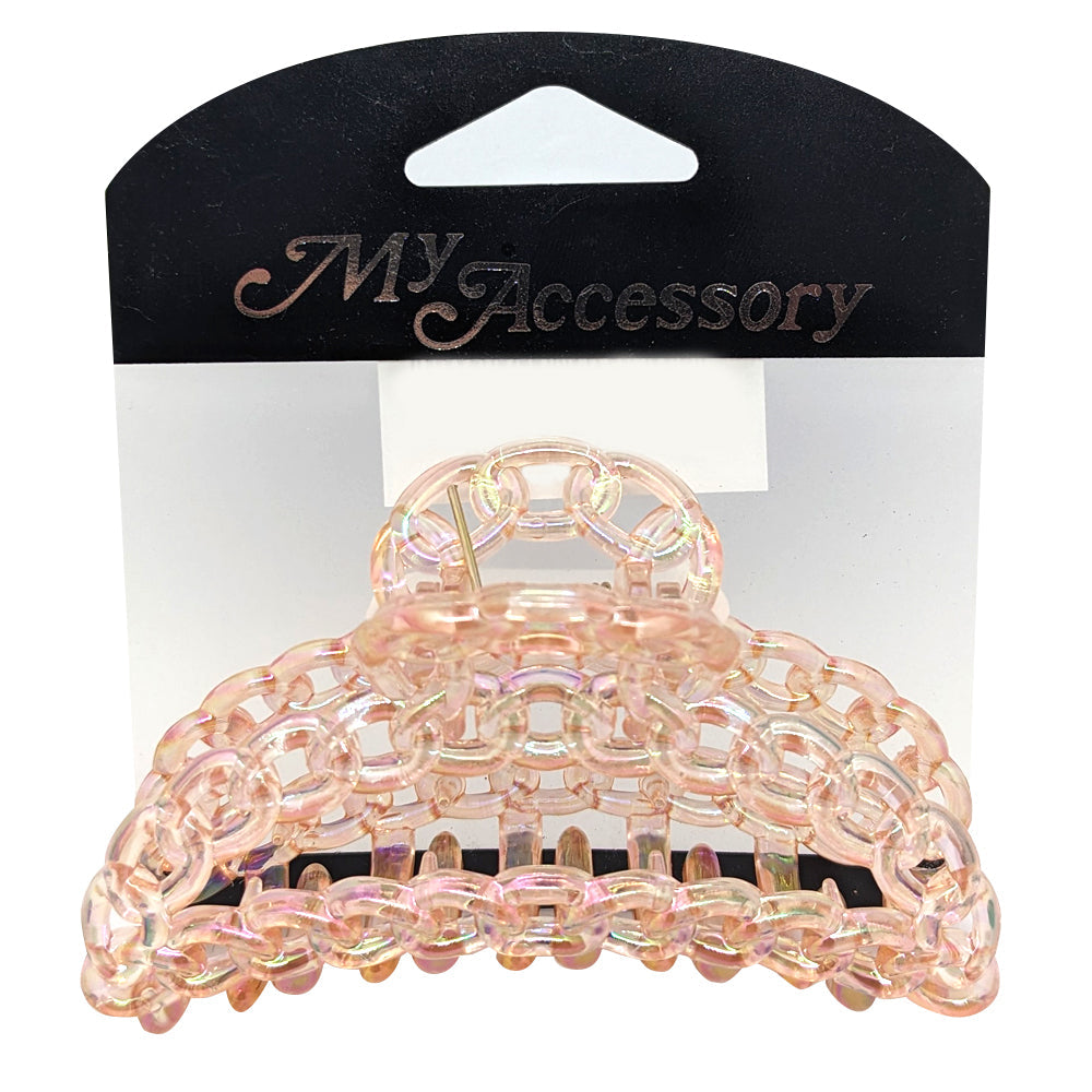MY Accessory Women's Melrose Crab/Claw Hair Styling Clip Transparent 9cm Assort