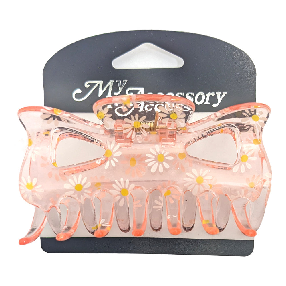 MY Accessory Women's Melrose Hair Styling Crab/Claw Clip 9cm Daisy Assort (12 Pack) — image 2