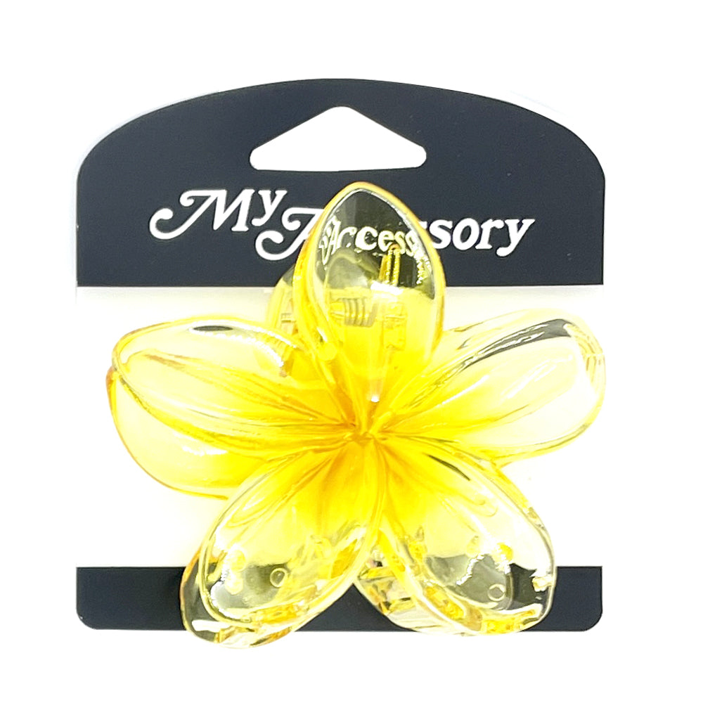 MY Accessory Women's Melrose Hair Crab Clip Transparent Flower 7.5cm Asst (12 Pack) — image 4
