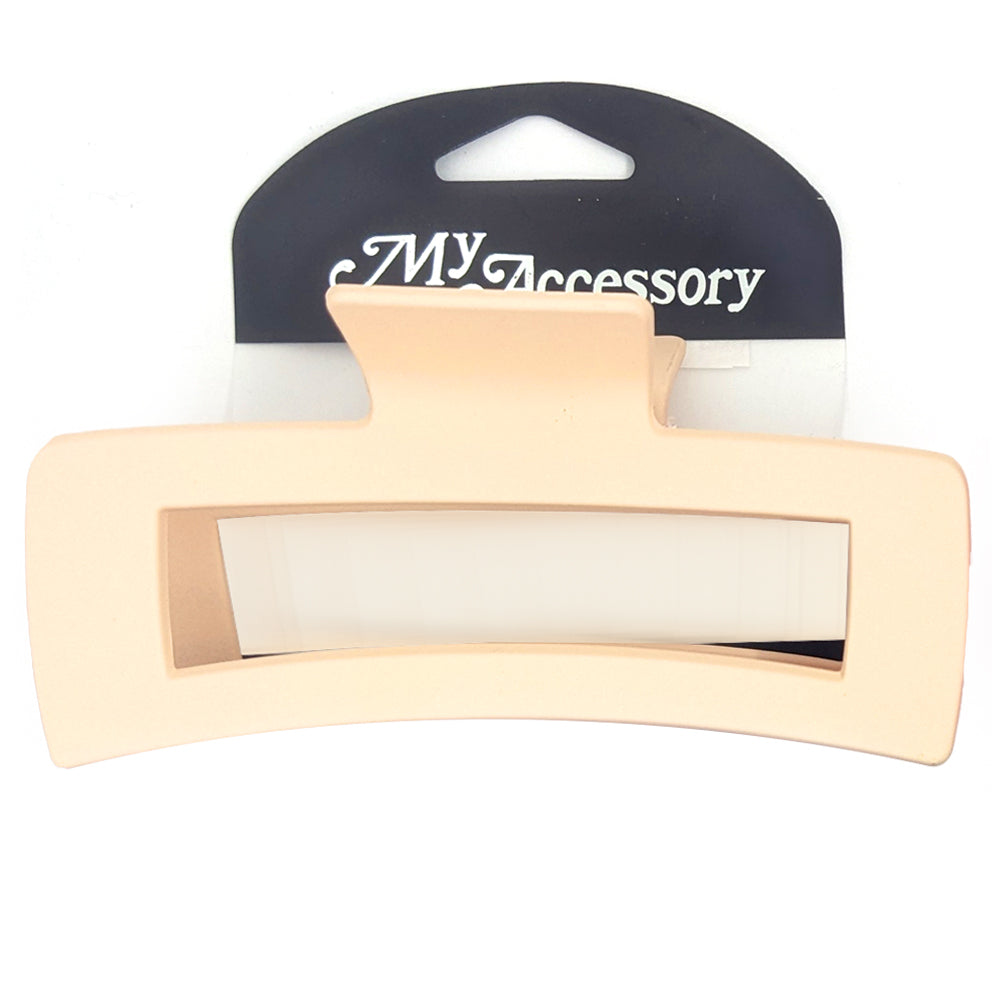 MY Accessory Women's Melrose Hair Crab/Claw Clip Rectangle Matte Assorted 12cm — image 2