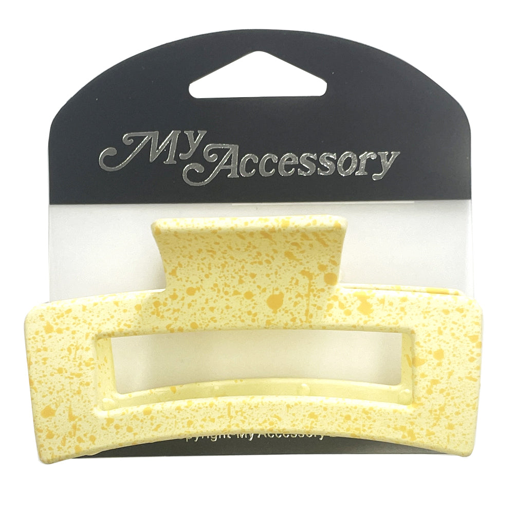 MY Accessory Women's Melrose Hair Style Clip Rectangle Spot Paint Assorted 8.5cm — image 3