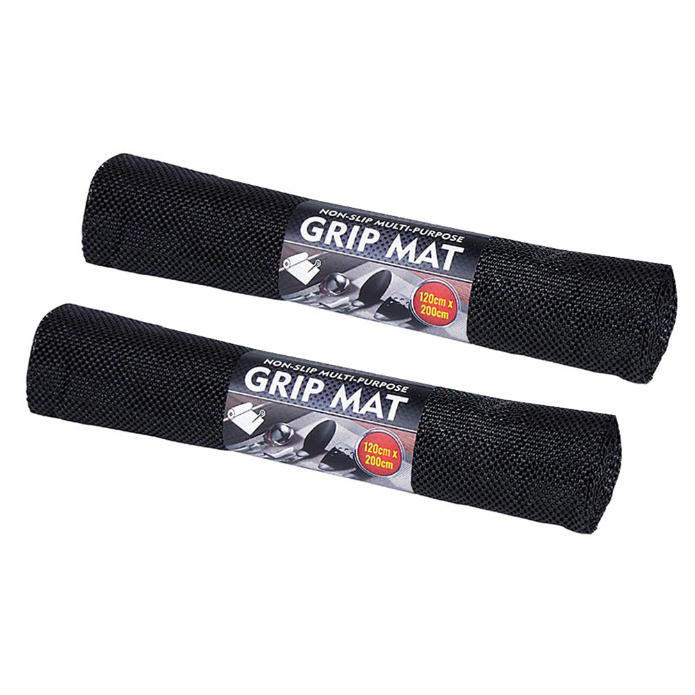 120x200cm Non-Slip Grip Mat Home/Kitchen Underlay Carpet/Drawer/Cabinet Liner (2 Pack)