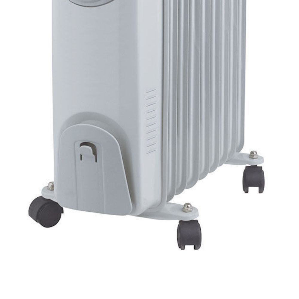 Heller HOIL9 2000W Electric Portable 9 Fin Oil Heater/Column/Castor Wheels — image 2