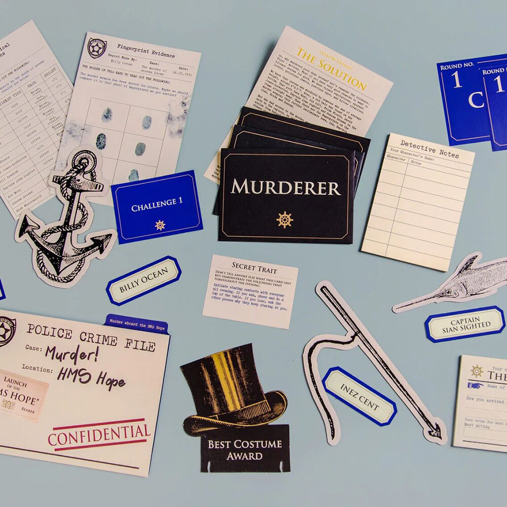 Talking Tables Mystery Host Your Own Murder On The High Seas Board Game — image 2