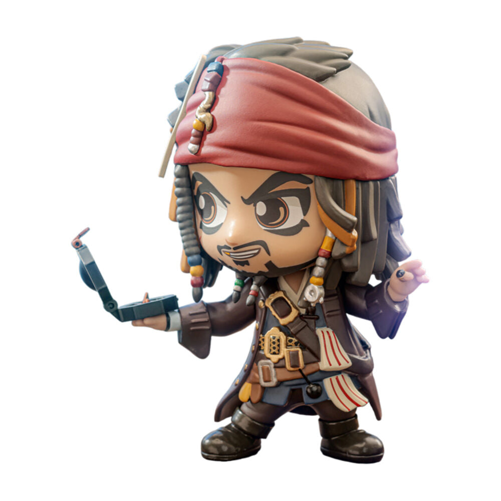 Hot Toys Pirates Of The Caribbean Captain Jack Sparrow Cosbaby Action Figure 11cm