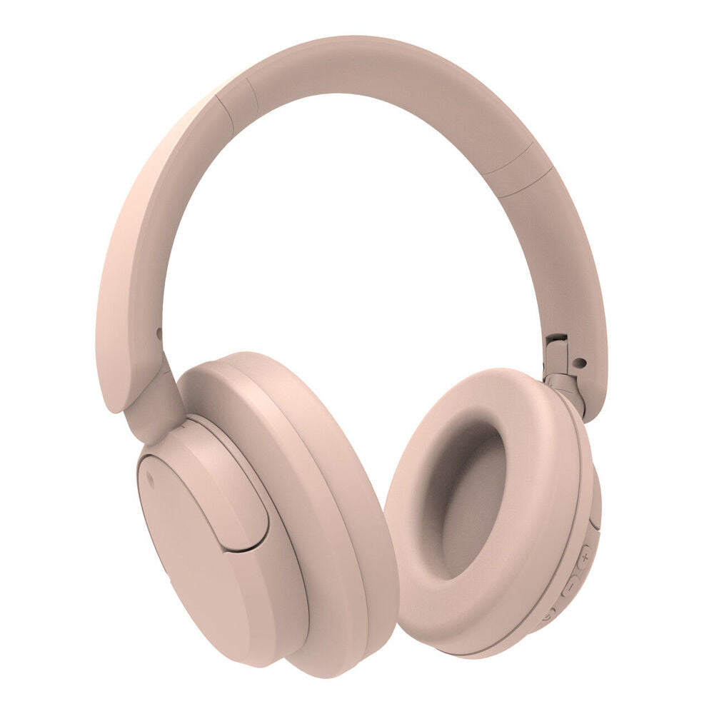 Laser Pink ANC Active Noise Cancellation Bluetooth Wireless Headphones
