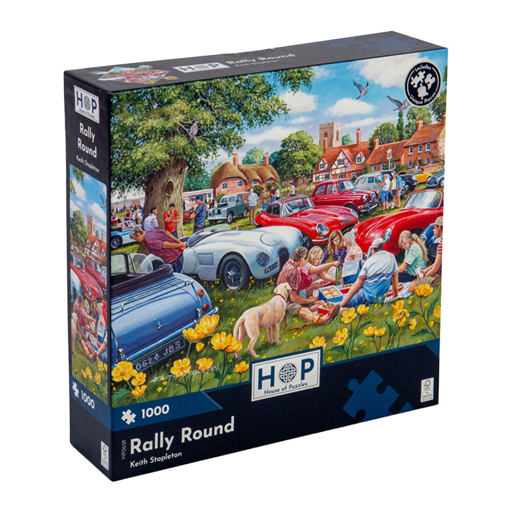 House of Puzzles Rally Round 48x69cm Jigsaw Puzzle Kids/Family Toy 3y+ (1000 Pieces)