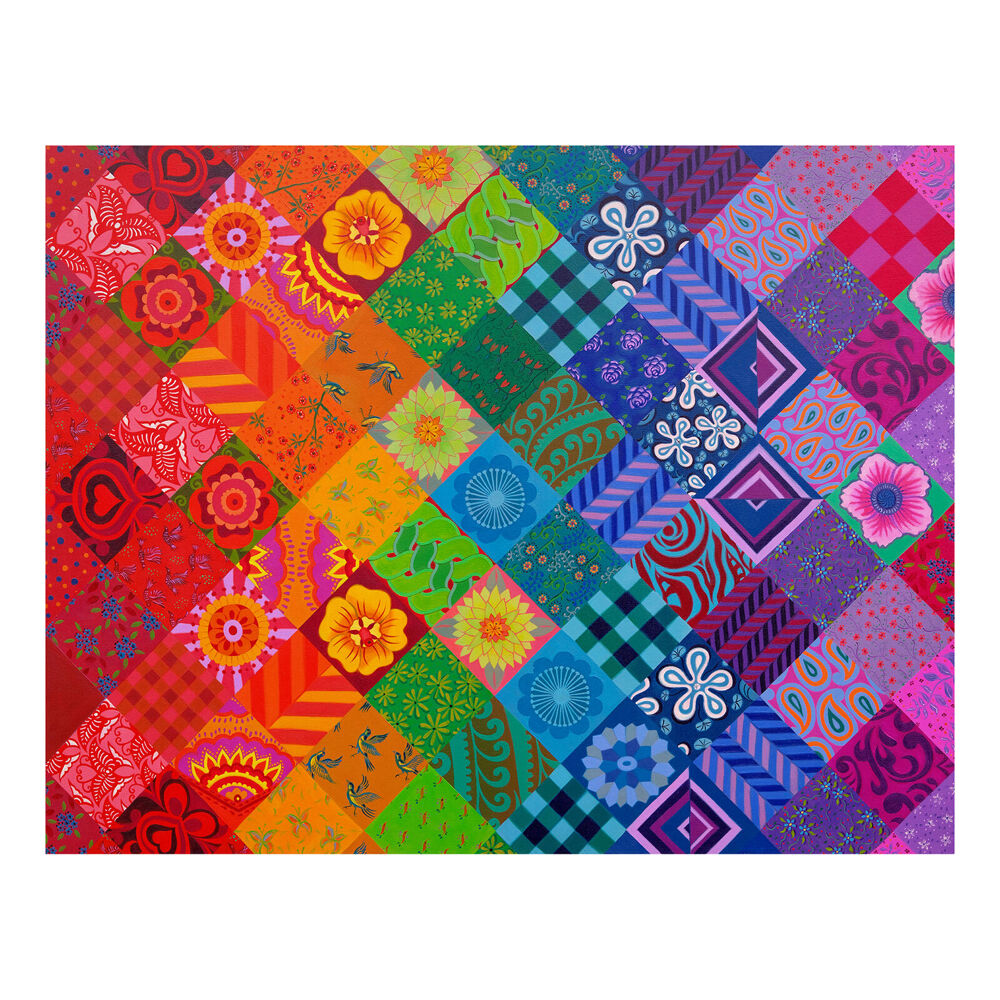 House of Puzzles Patchwork Rainbow 48x69cm Jigsaw Puzzle Kids 3y+ (1000 Pieces) — image 3