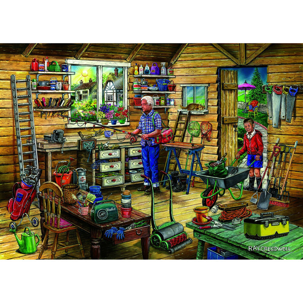 House of Puzzles Freds Shed 34x48cm Jigsaw Puzzle Kids/Family Toy 3y+ (500 Pieces) — image 2