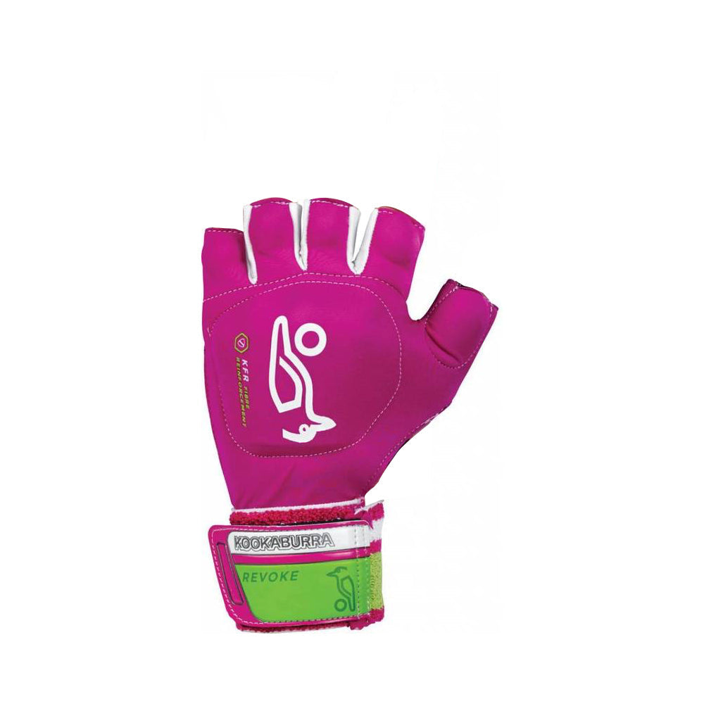 Kookaburra Revoke Moulded Shell Left Hand Field Hockey Glove Pink Medium