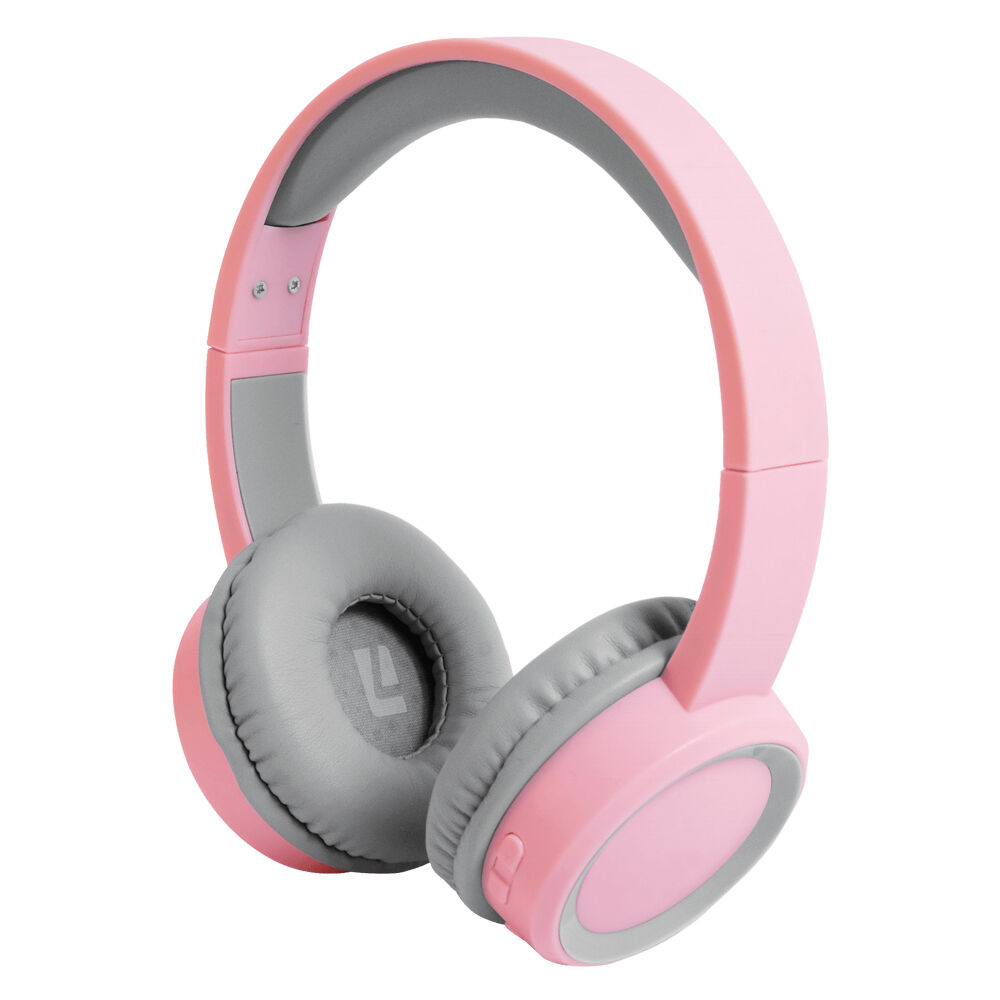 Liquid Ears Kidz Wireless On-Ear Volume Limited Adjustable Headphones — Pink