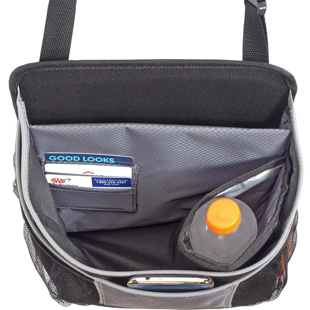 High Road Driver Stash Car Organiser Pocket Hanging Secure Storage Bag Black — image 5
