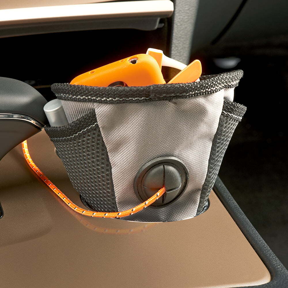 High Road Grey Polyester Driver Cup Organiser Travel Storage Pouch w/Mesh Pocket — image 7