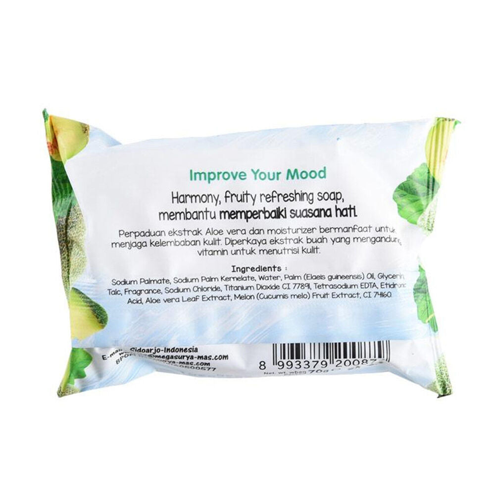 Harmony 70g Assorted Mood Enhancer Natural Fruity Refreshing Bath Bar Soap — image 3