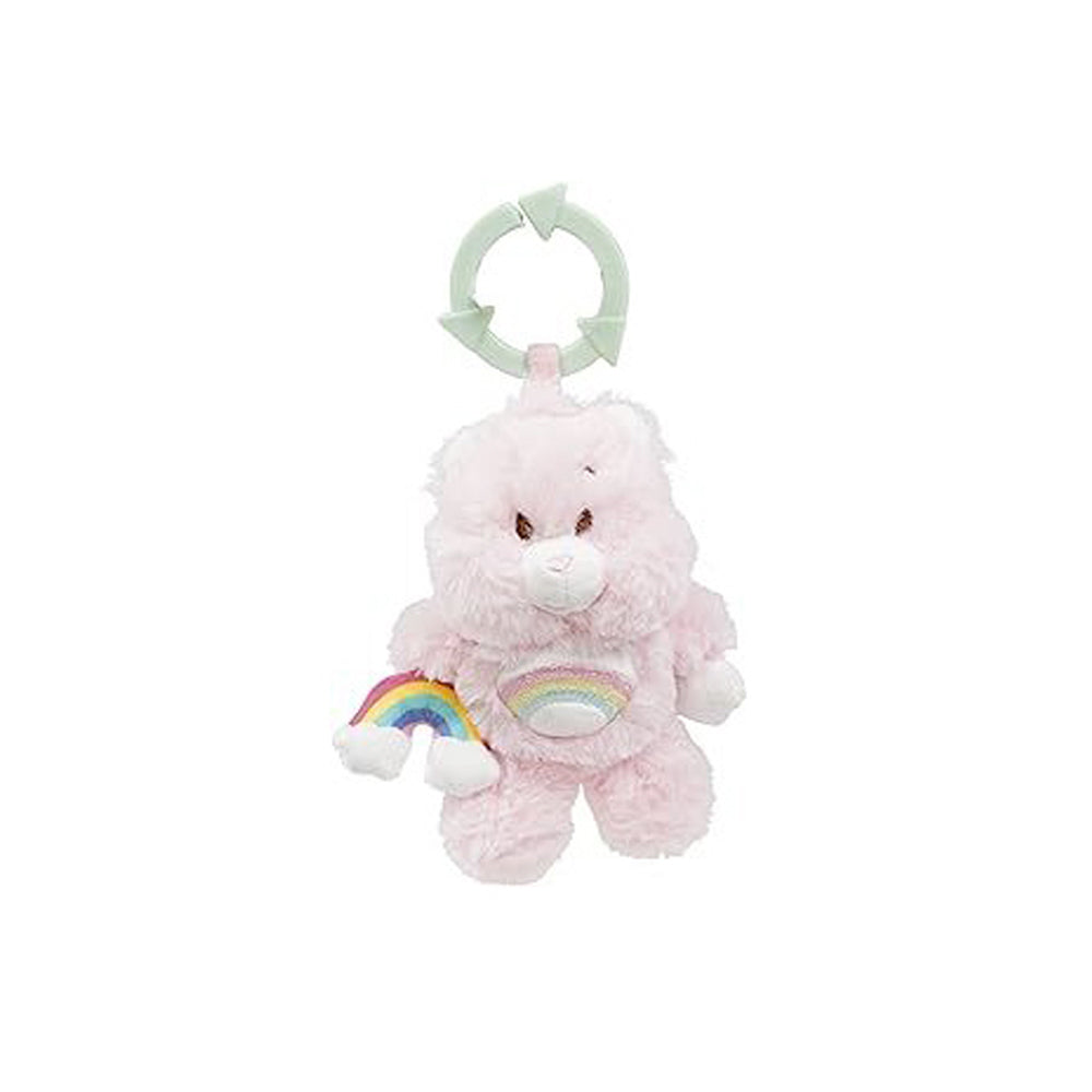 Resoftable Care Bears Baby/Toddler Stroller Size Plush Toy - Cheer Bear 0y+