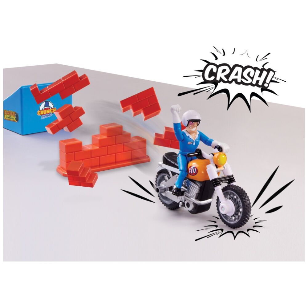 Stuntman Stu 5y+ Nitro Boost Stunt Bike Action Figure Kids Toy w/ Ramp — image 8