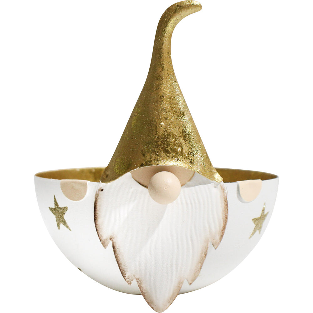 LVD Metal Santa Bowl Small Home/Living Room Christmas Display Decor 13x12cm — image 2