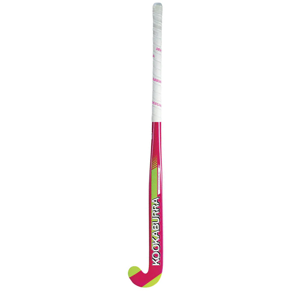 Kookaburra Crush Wood 28'' Long Light-Weight Field Hockey Stick Pink/Green — image 2