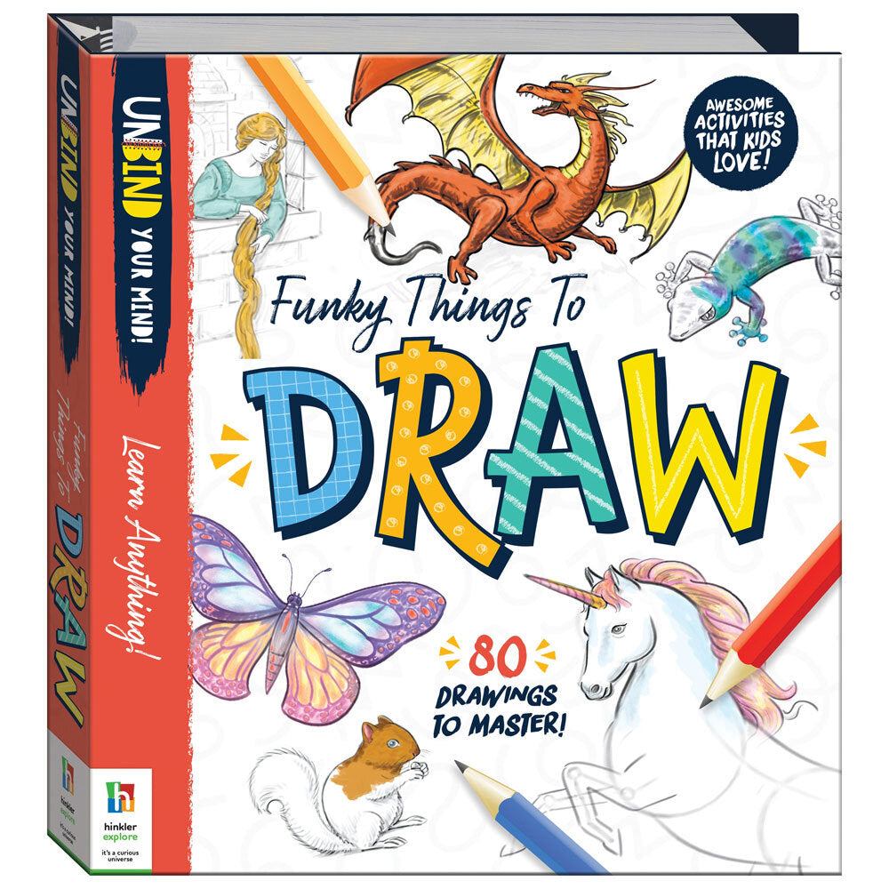 Zap! Extra Unbind Your Mind Kids/Childrens Funky Things to Draw Book 8Y+