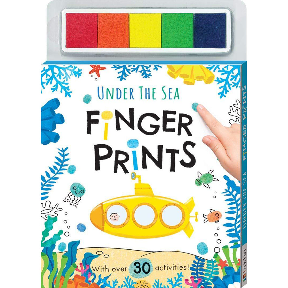 Kaleidoscope Under The Sea Finger Prints Kids/Childrens Educational Book 3Y+ (4 Pack) — image 2