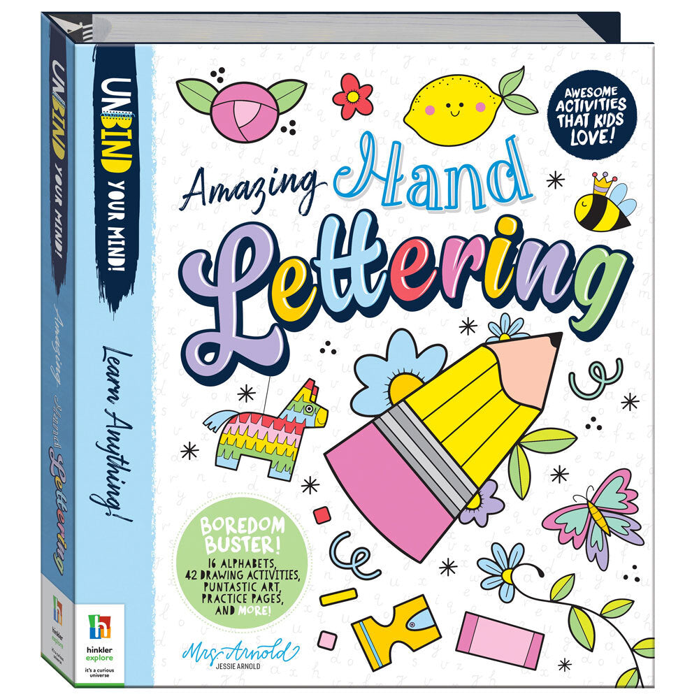 Zap! Extra Unbind Your Mind Amazing Hand Lettering Childrens Activity Book 6+