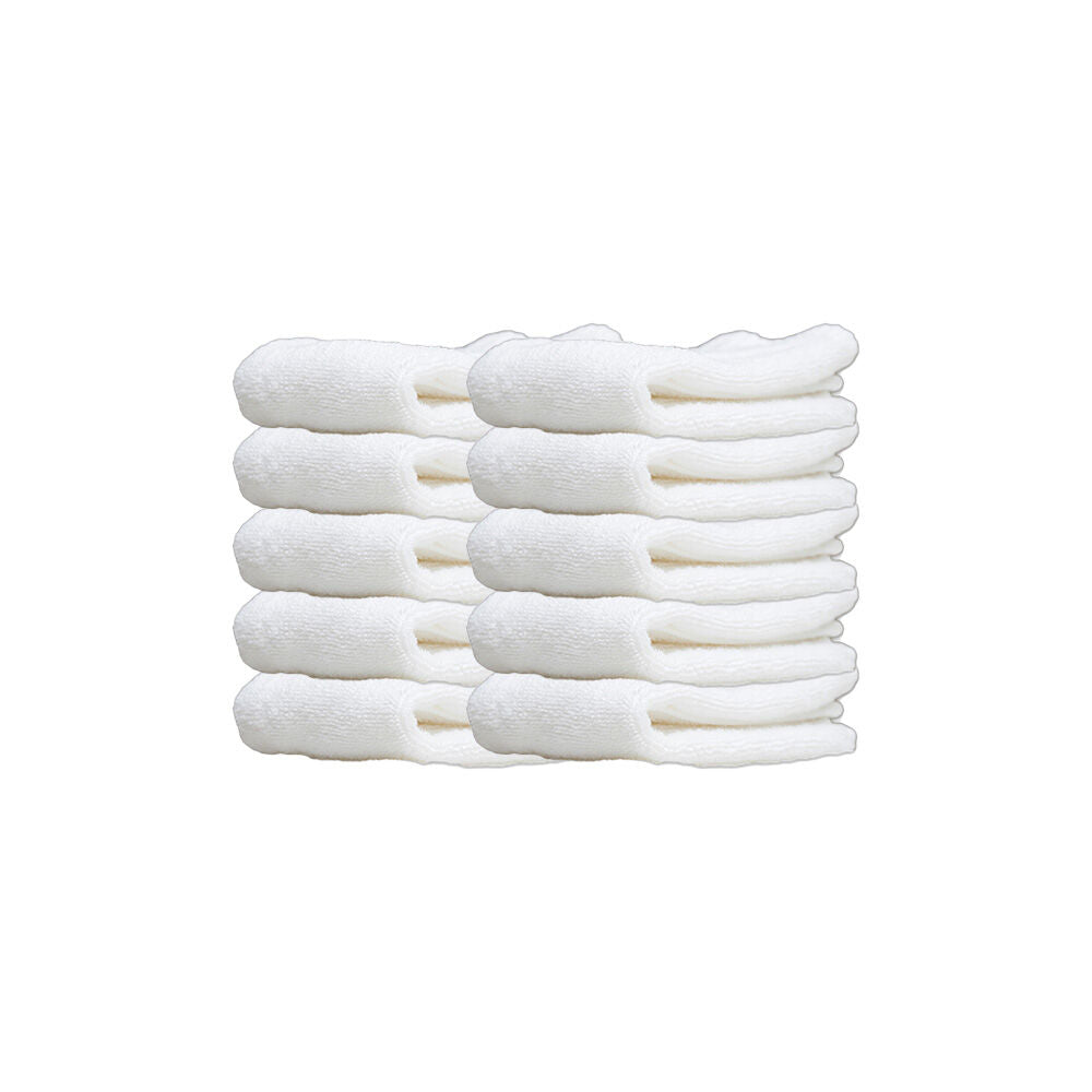 Jason Commercial White J-Dry Luxe Hand Towel Drying Bathroom Cloth 45x65cm (10 Pack)