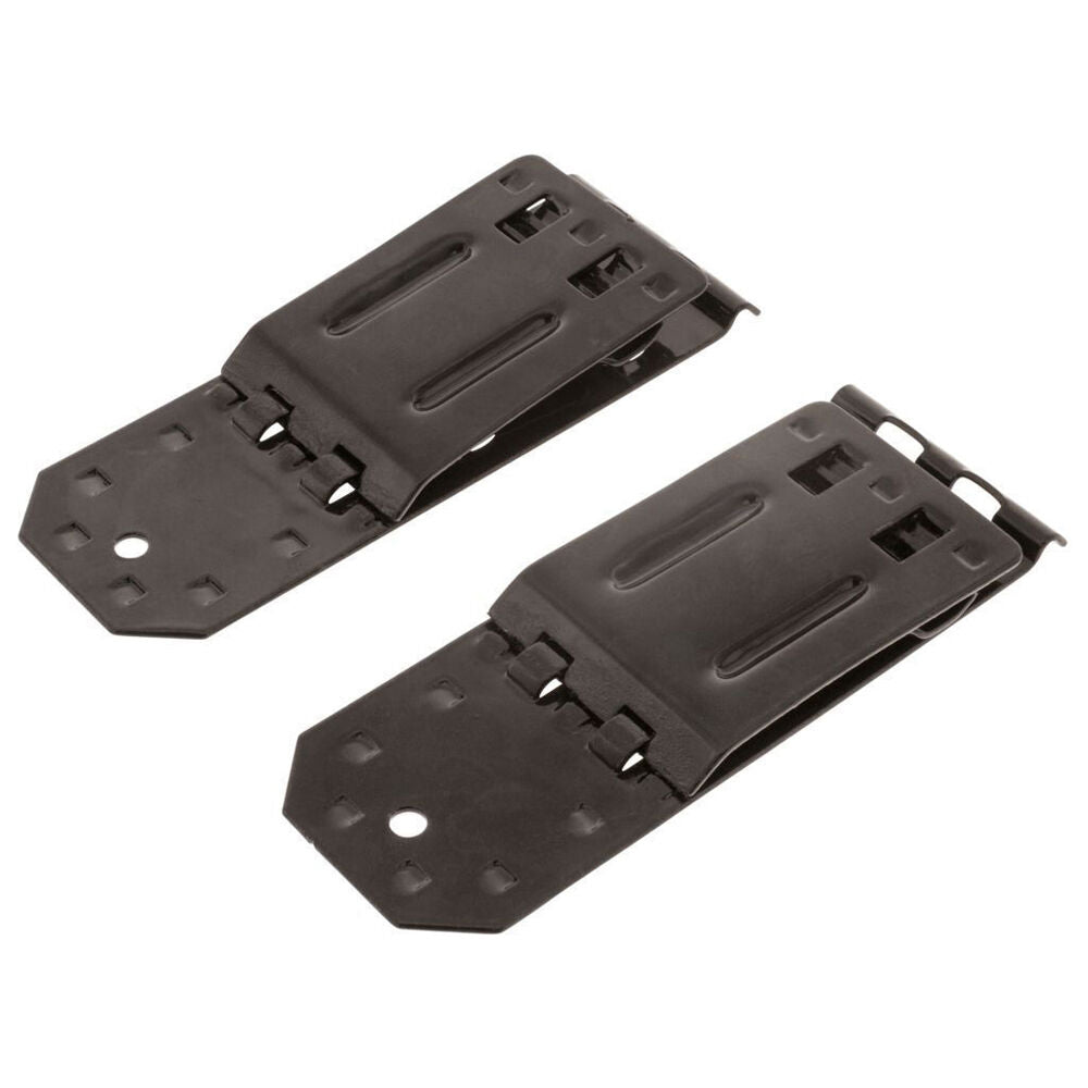 Hulk Steel Compact Flat Folding Wheel Chocks 190x70mm Black (2 Pieces) — image 2