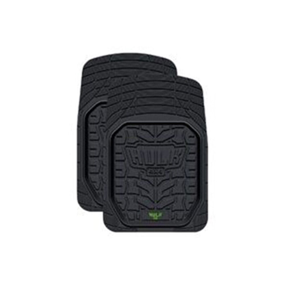 Hulk Heavy Duty Deep Dish Anti-Slip Rubber Car Floor Mats 78x52cm Black (2 Pieces) — image 2