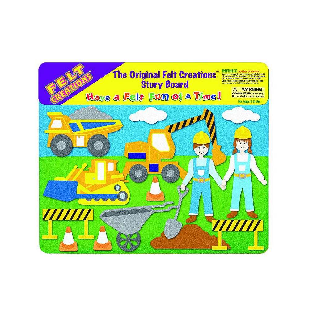Felt Creations Construction Kids/Children Fabric Art Kit Activity Craft 3y+