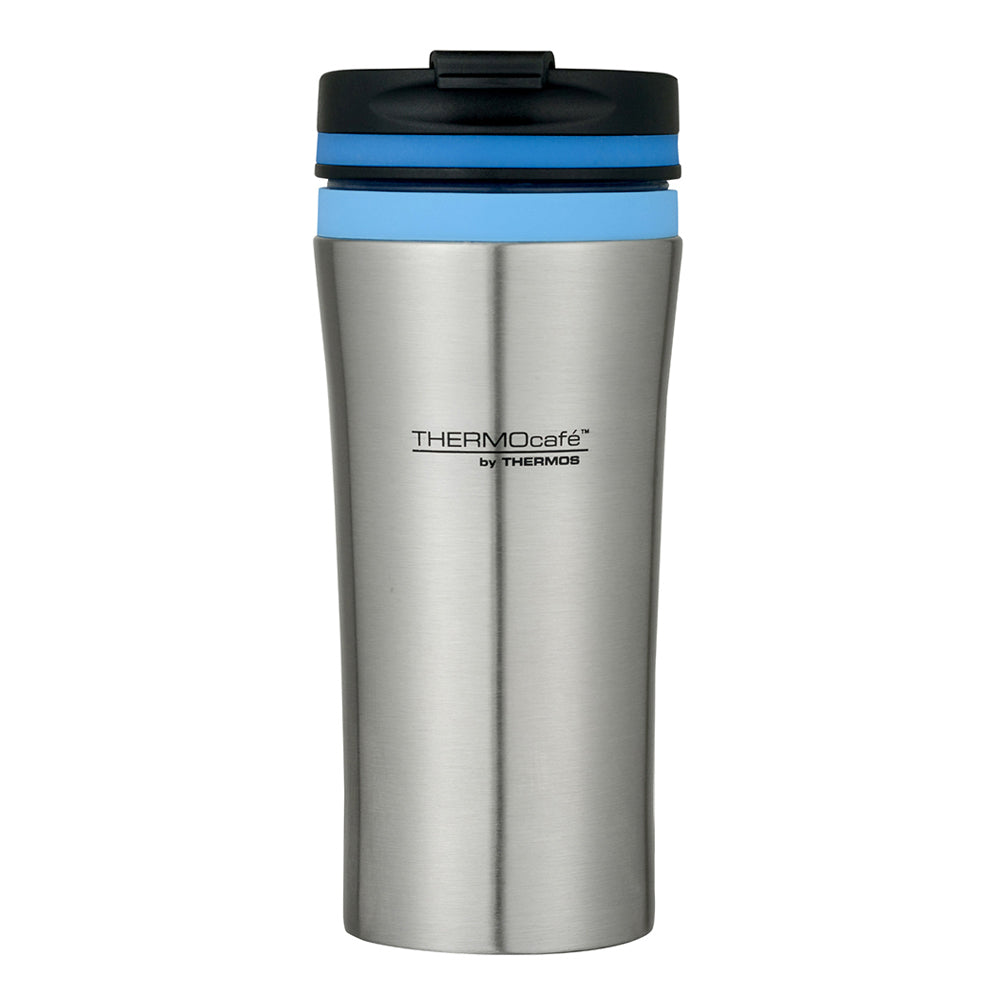 Thermocafe Stainless Steel Vacuum Insulated Durable Travel Tumbler Blue 380ml
