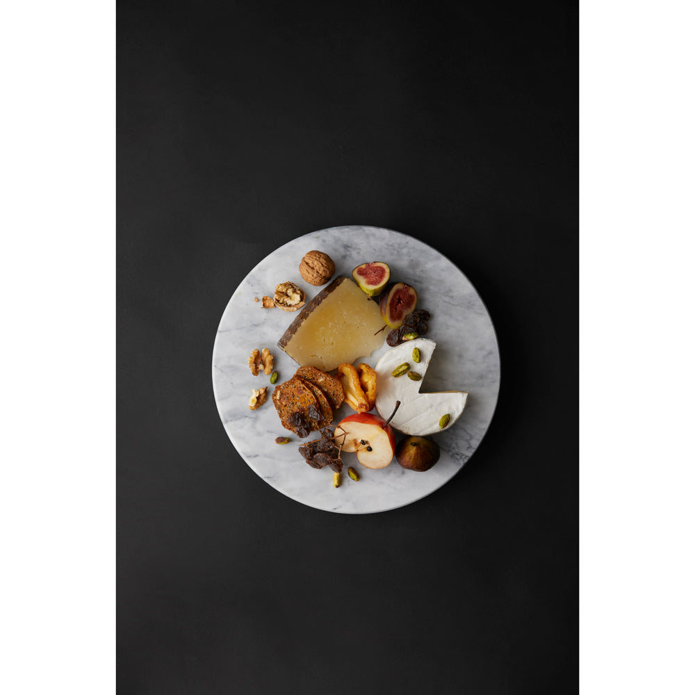 Davis & Waddell Nuvolo Stoneware Marble Lazy Suzan Snack Holder 30x30cm Grey — image 2