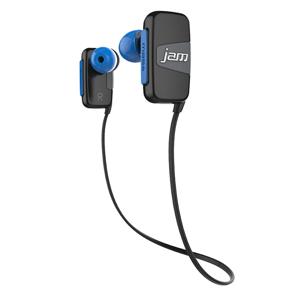 Jam Transit Mini Buds Bluetooth Sport Headset Wireless Earphones Sweatproof — Blue