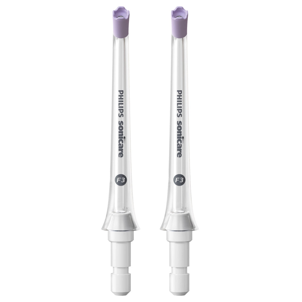 Philips Sonicare Power Flosser Replacement Nozzles Quad Stream Teeth Cleaner (2 Pieces)