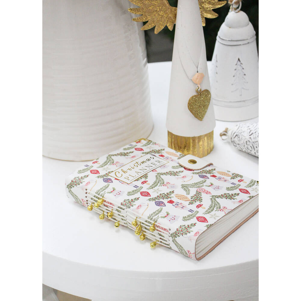 LVD Leather Notebook Writing Stationery Journal 18x13cm Christmas Planner — image 2