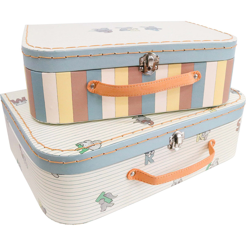 LVD Cardboard Home/Nursery Decor S2 Suitcase Animal Alphabet Children/Baby